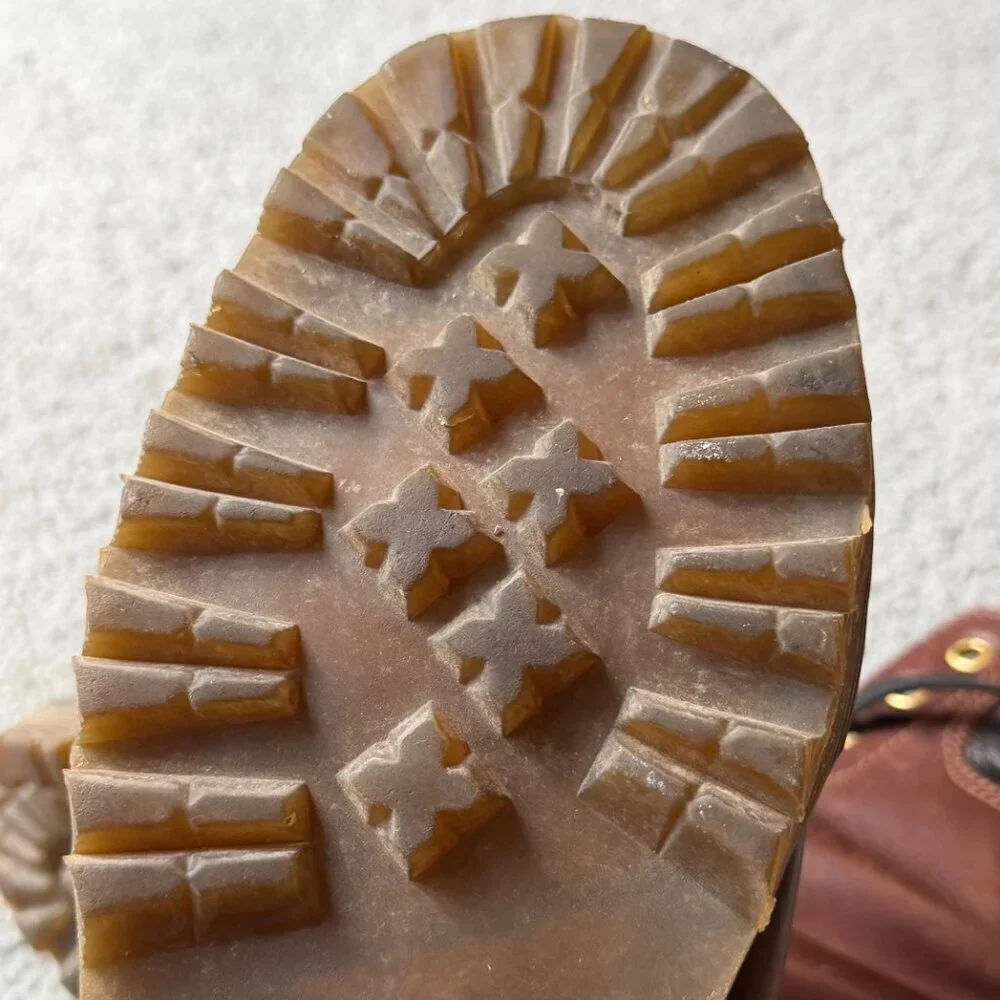 Vintage Dr. Martens Boots Rare 7 Eyelet Almond Toe - Made in England - Size UK7